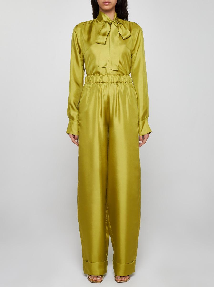 BLANCA VITA Pantaloni Petroy in seta Offerte