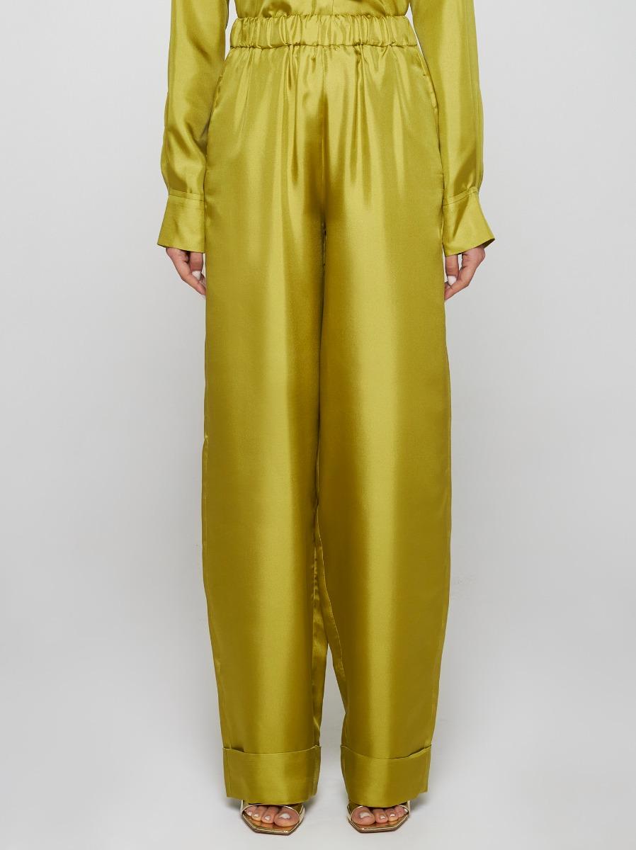 BLANCA VITA Pantaloni Petroy in seta Offerte
