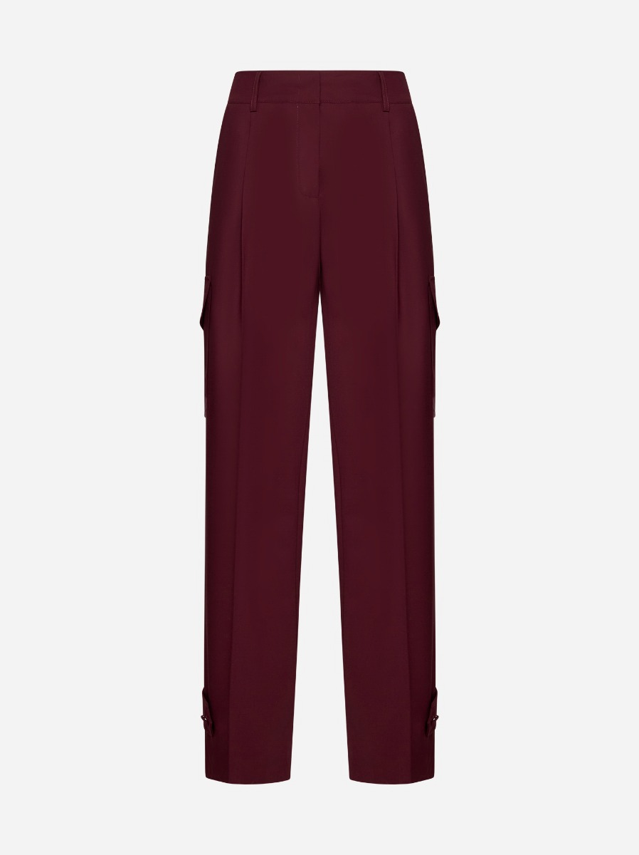 BLANCA VITA Pantaloni cargo Philody in seta