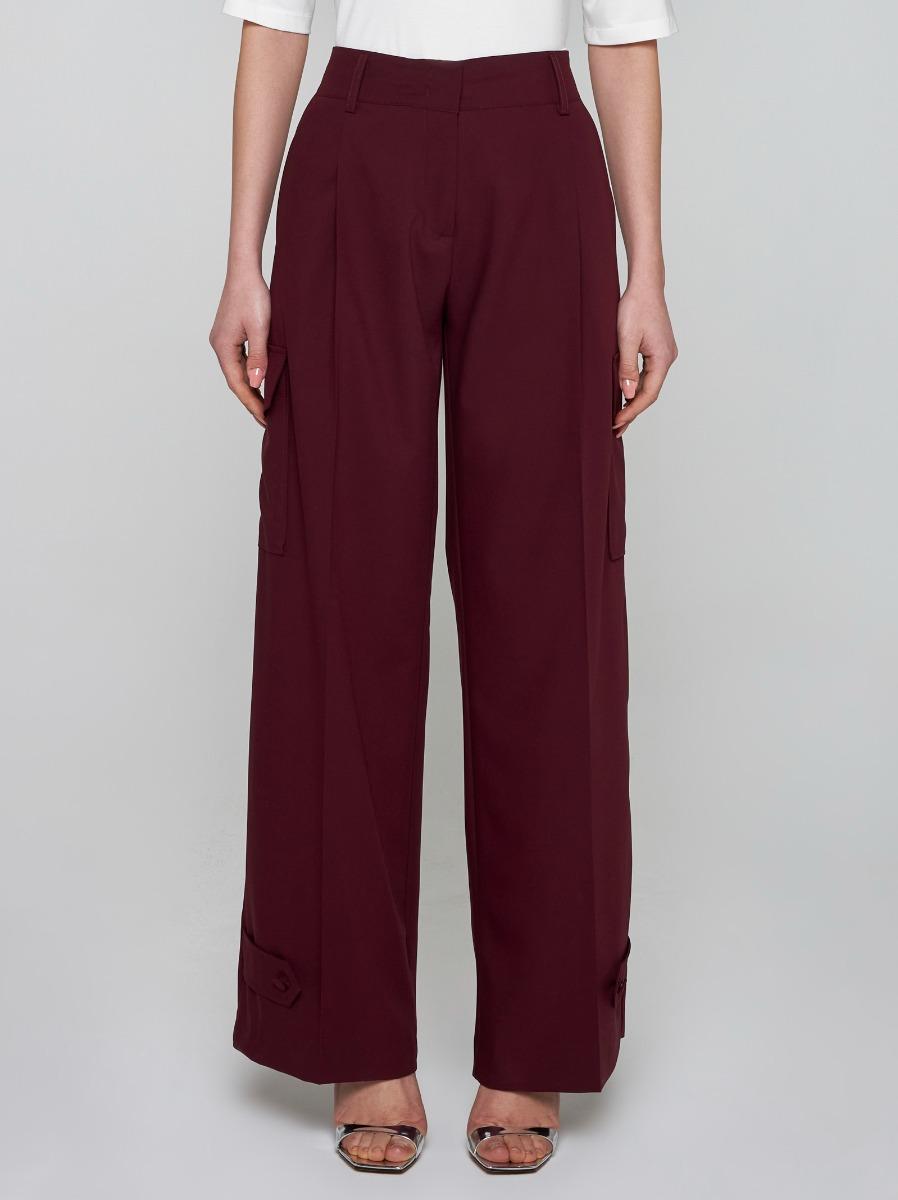BLANCA VITA Pantaloni cargo Philody in seta Vendita Calda
