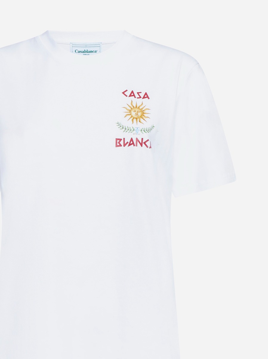 CASABLANCA T-shirt Le Temple Du Savoir bianca 2025
