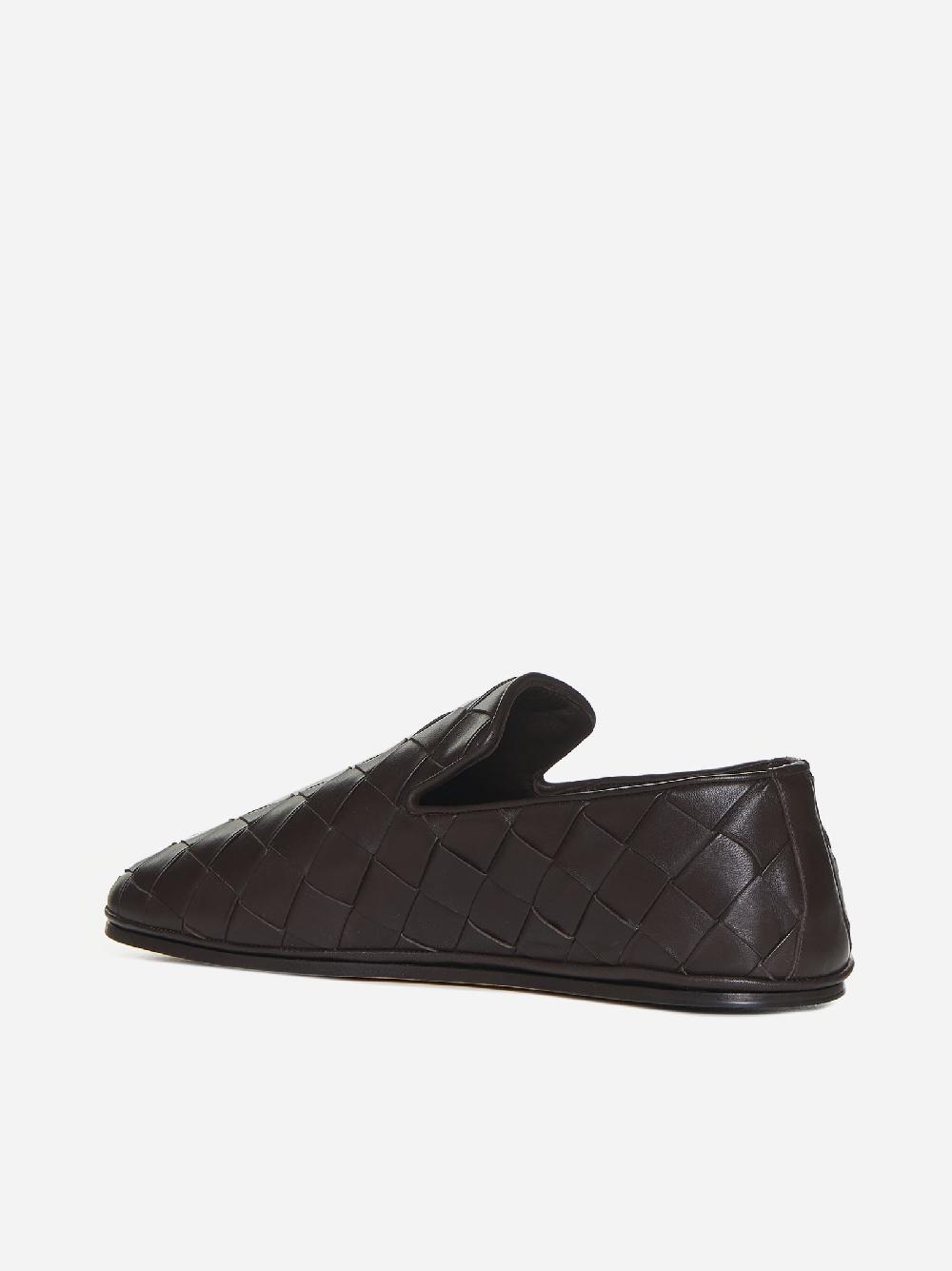 BOTTEGA VENETA Slippers Sunday in pelle Intrecciato Vendita