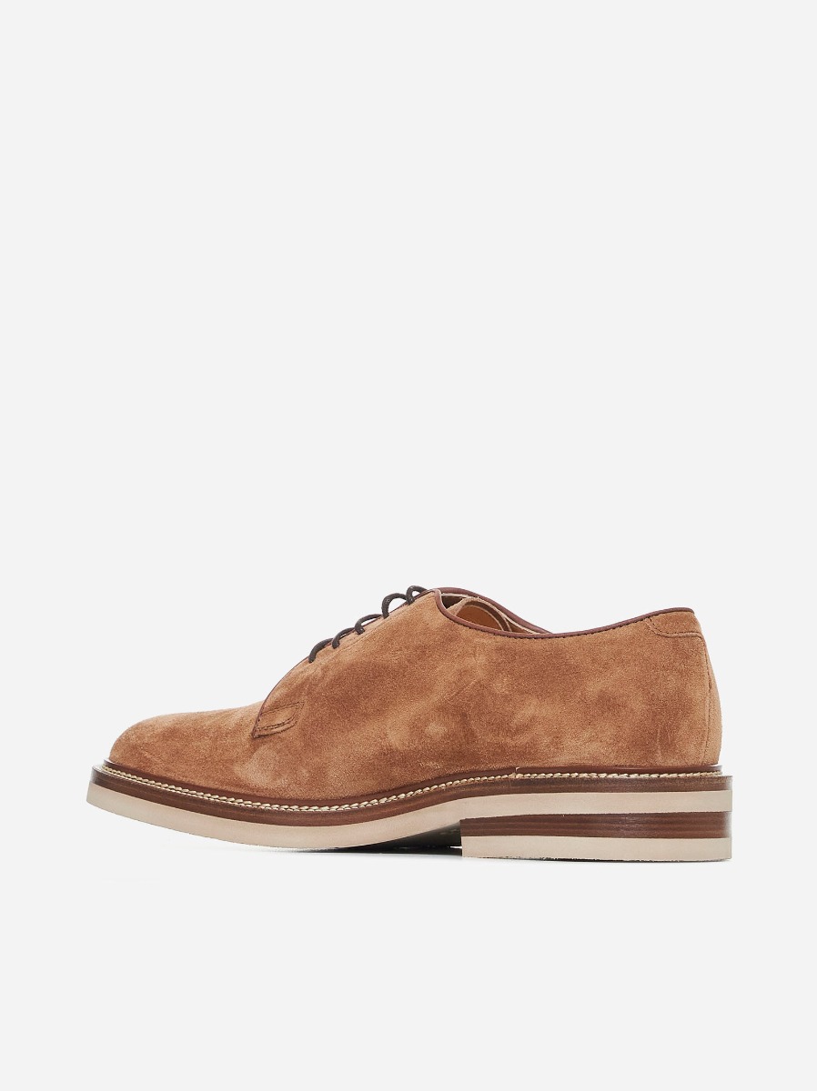 BRUNELLO CUCINELLI Derby in suede Acquista Ora