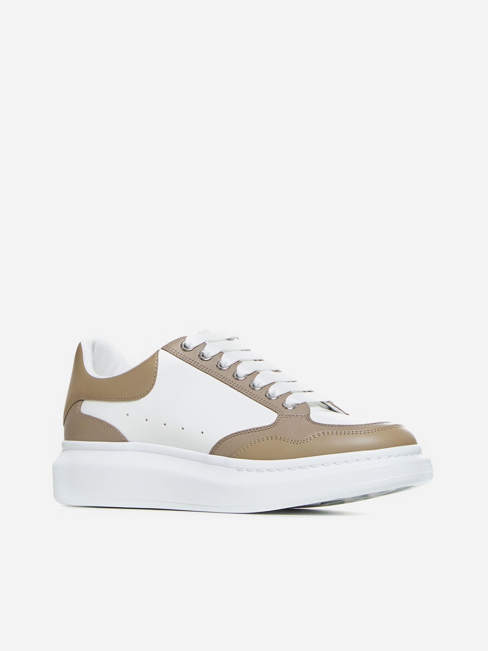 ALEXANDER MCQUEEN Sneakers Oversize in pelle Offerta Giorno del Papà
