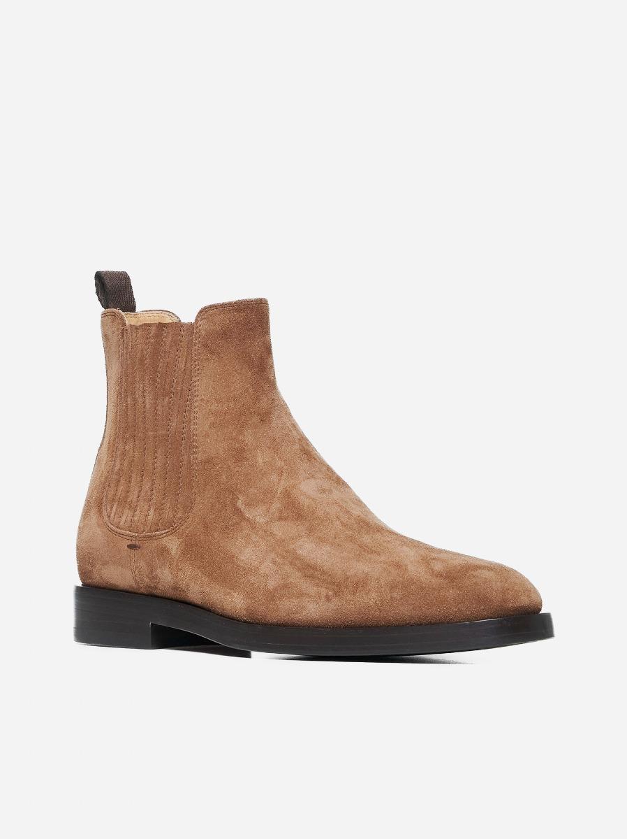 BRUNELLO CUCINELLI Stivaletti Chelsea in suede Offerte