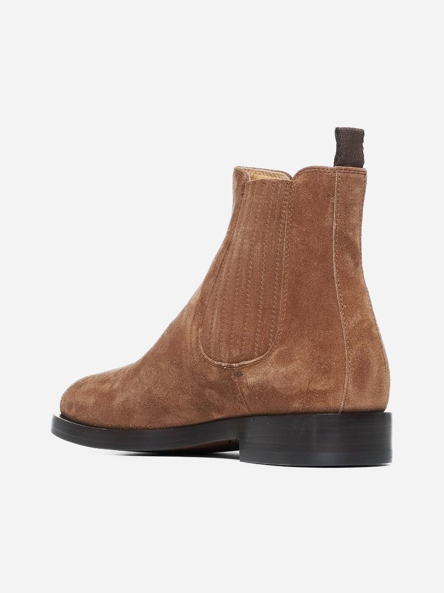 BRUNELLO CUCINELLI Stivaletti Chelsea in suede Offerte