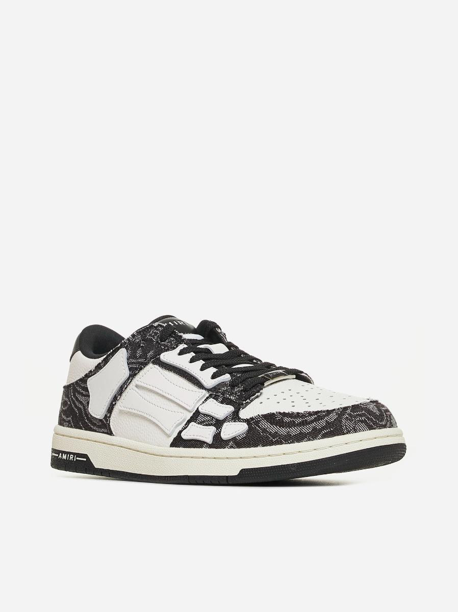 AMIRI Sneakers Skel Bandana low-top in pelle e denim Qualità