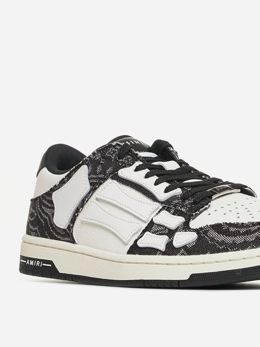 AMIRI Sneakers Skel Bandana low-top in pelle e denim Qualità