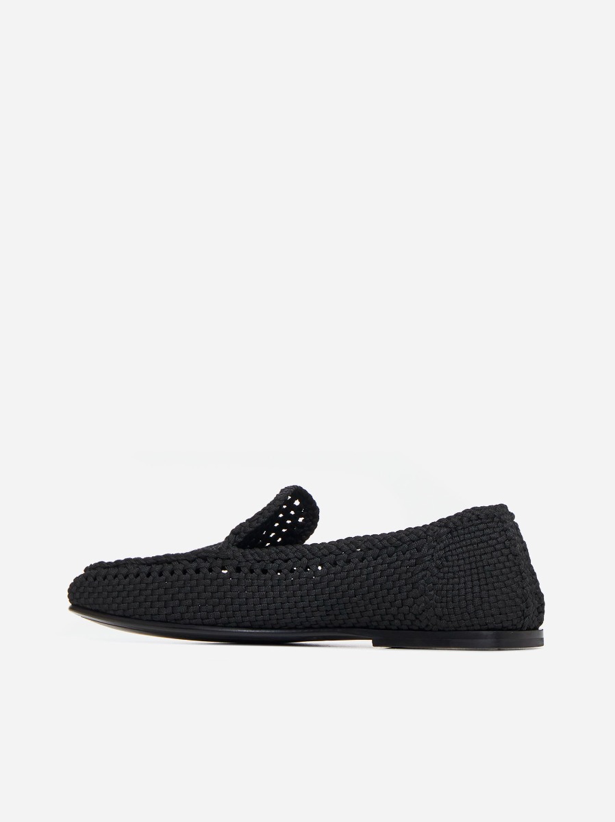 DOLCE & GABBANA Mocassini in tessuto crochet Fino Al -60%