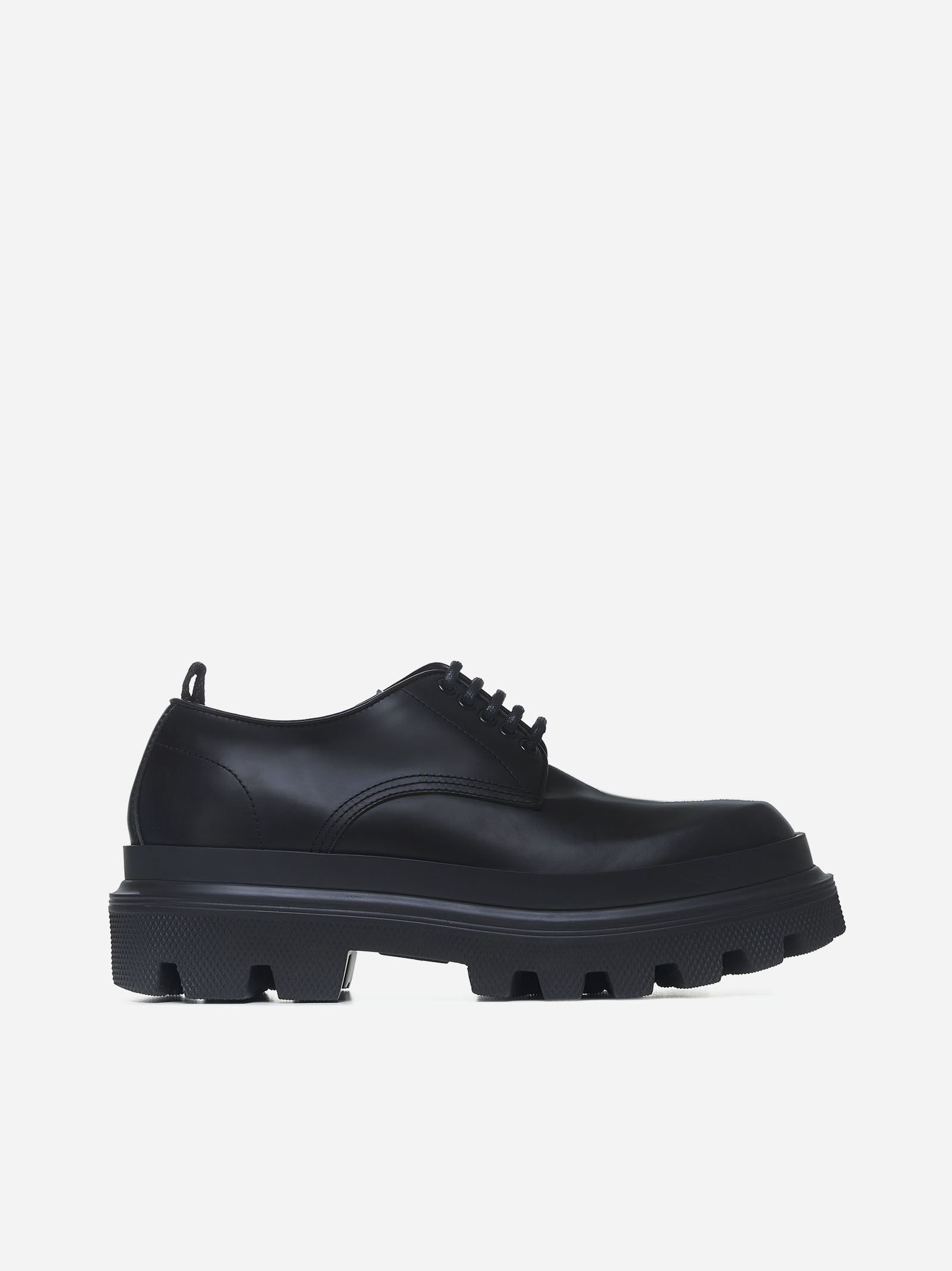 DOLCE & GABBANA Derby Trekking in pelle