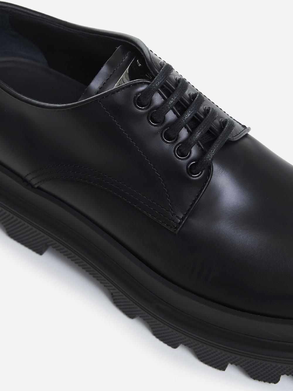 DOLCE & GABBANA Derby Trekking in pelle Prezzo Ridotto