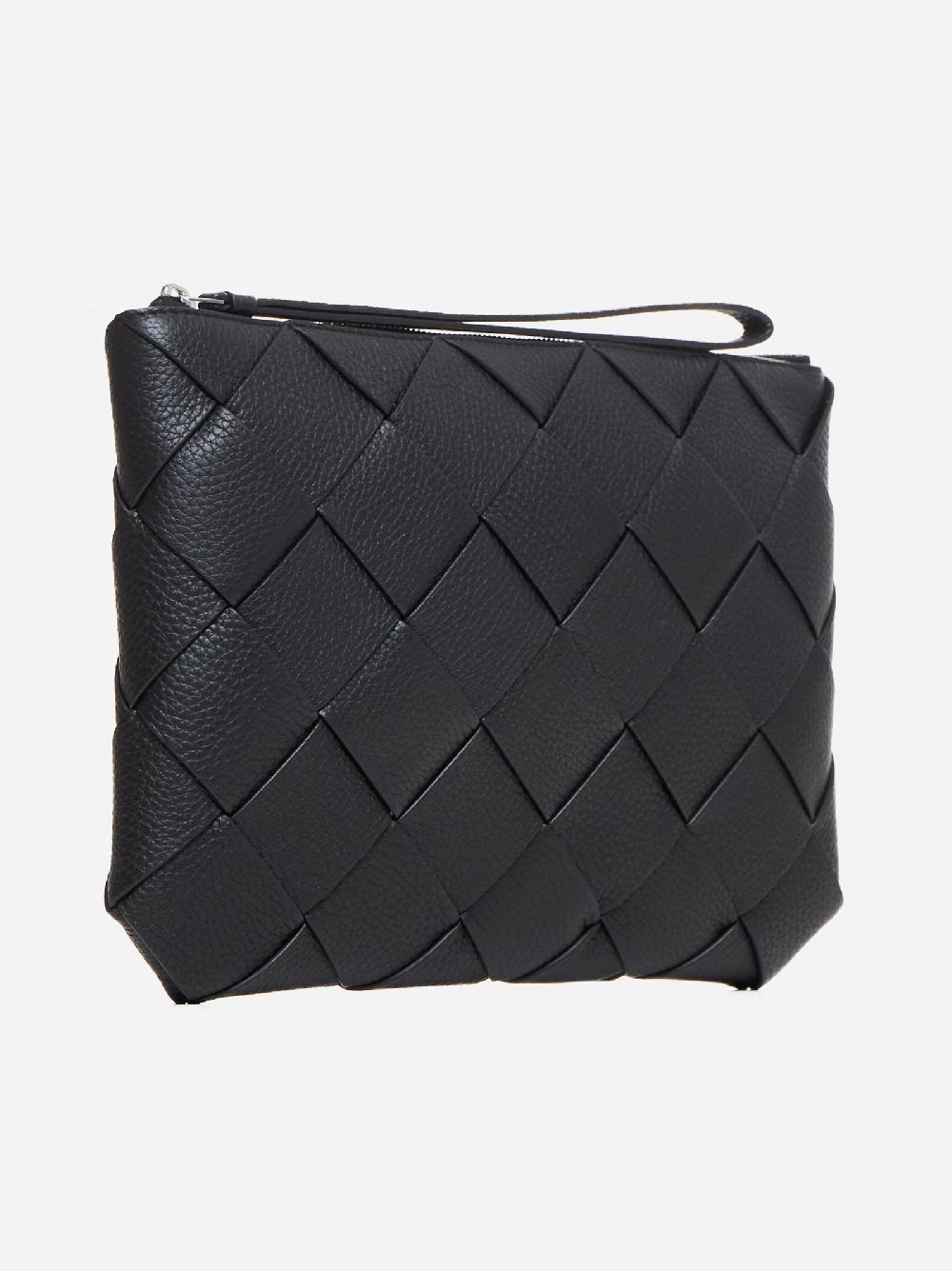 BOTTEGA VENETA Pochette grande Diago in pelle Intreccio Sostegno trimestrale