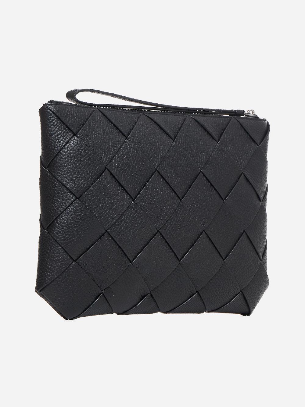 BOTTEGA VENETA Pochette grande Diago in pelle Intreccio Sostegno trimestrale