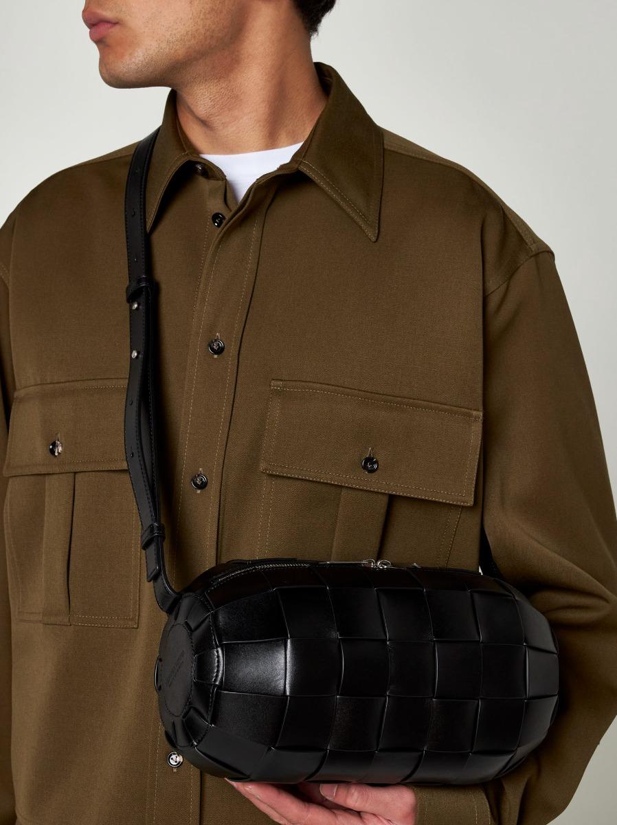 BOTTEGA VENETA Borsa Boombox piccola in pelle Intreccio I Più Venduti