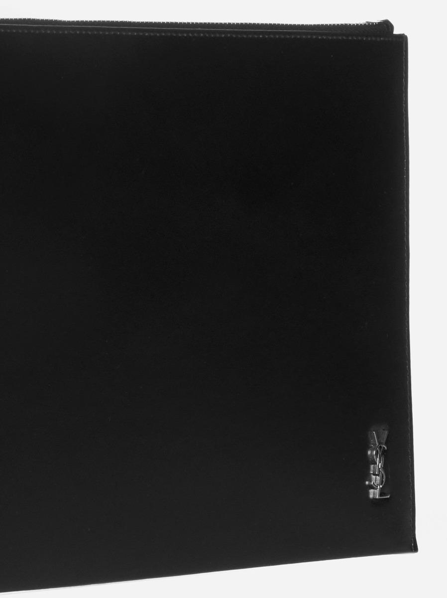 SAINT LAURENT Custodia per iPad in pelle Nuova