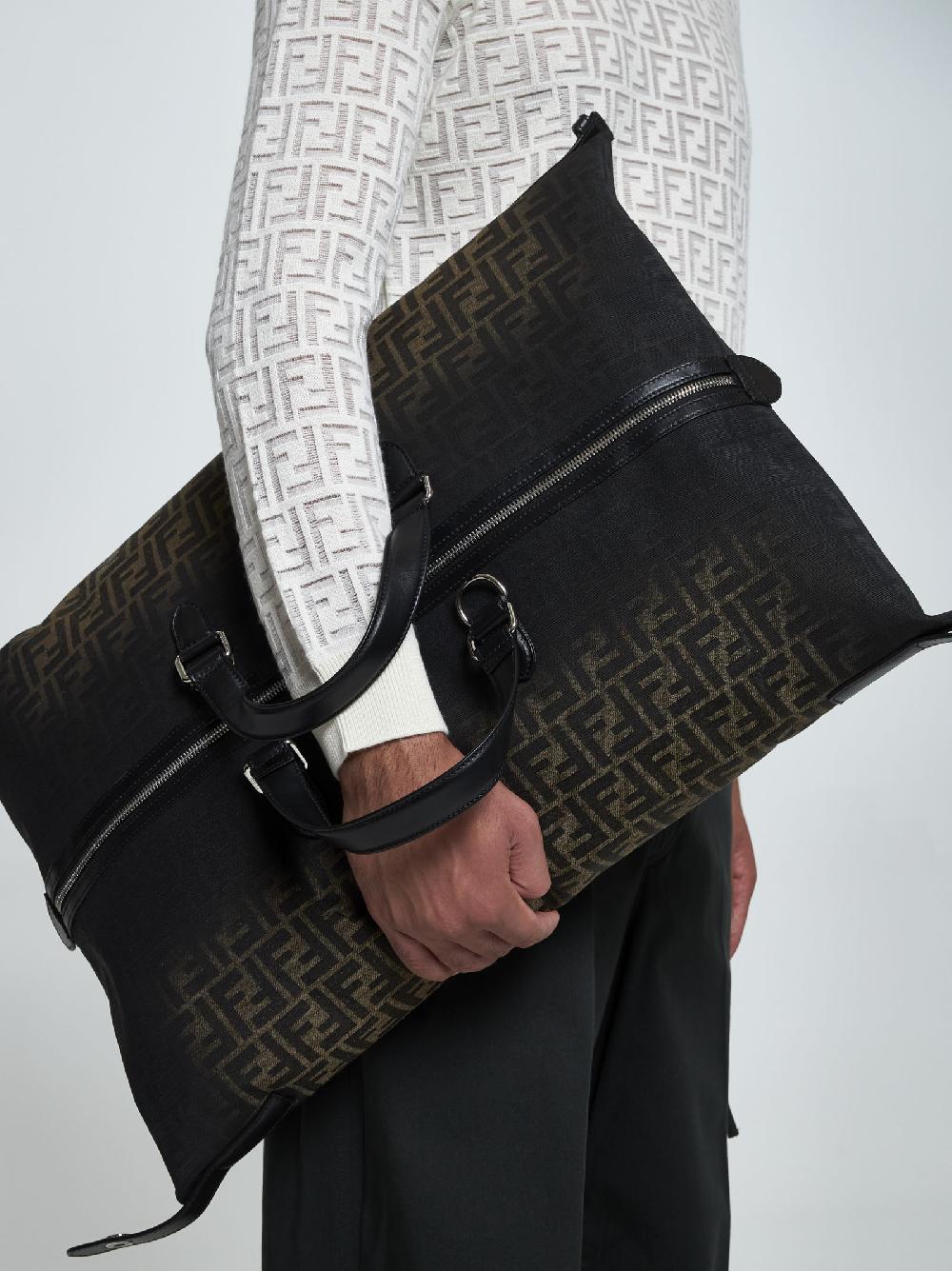 FENDI Borsa Fendi Siesta media in jacquard FF 2025