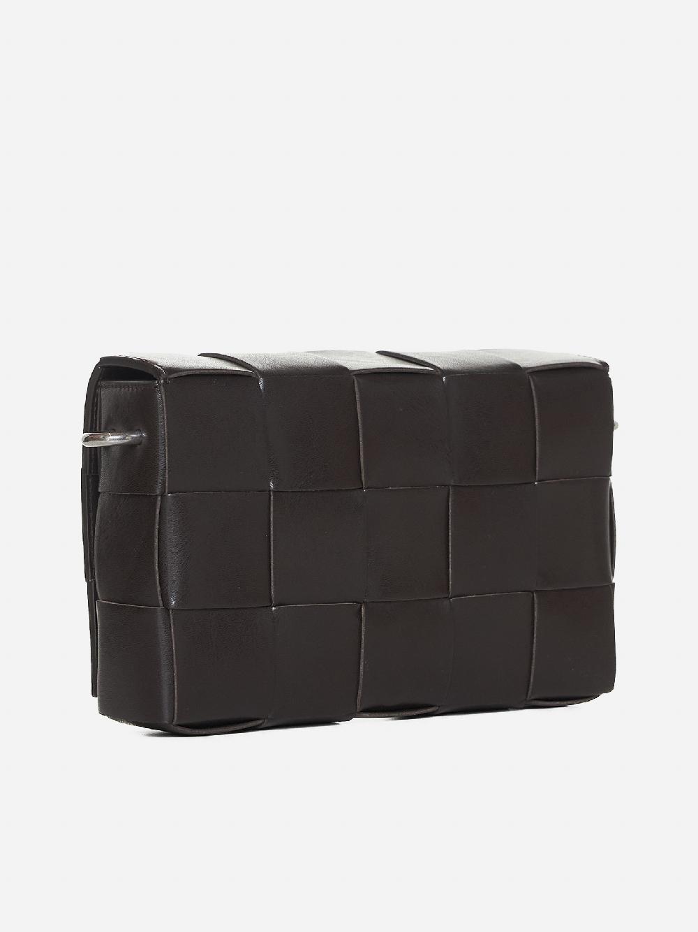 BOTTEGA VENETA Borsa Cassette On Strap in pelle Intrecciato Qualità