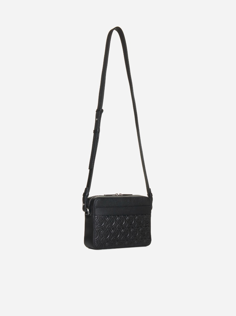FERRAGAMO Borsa Travel in pelle Gancini Vendita