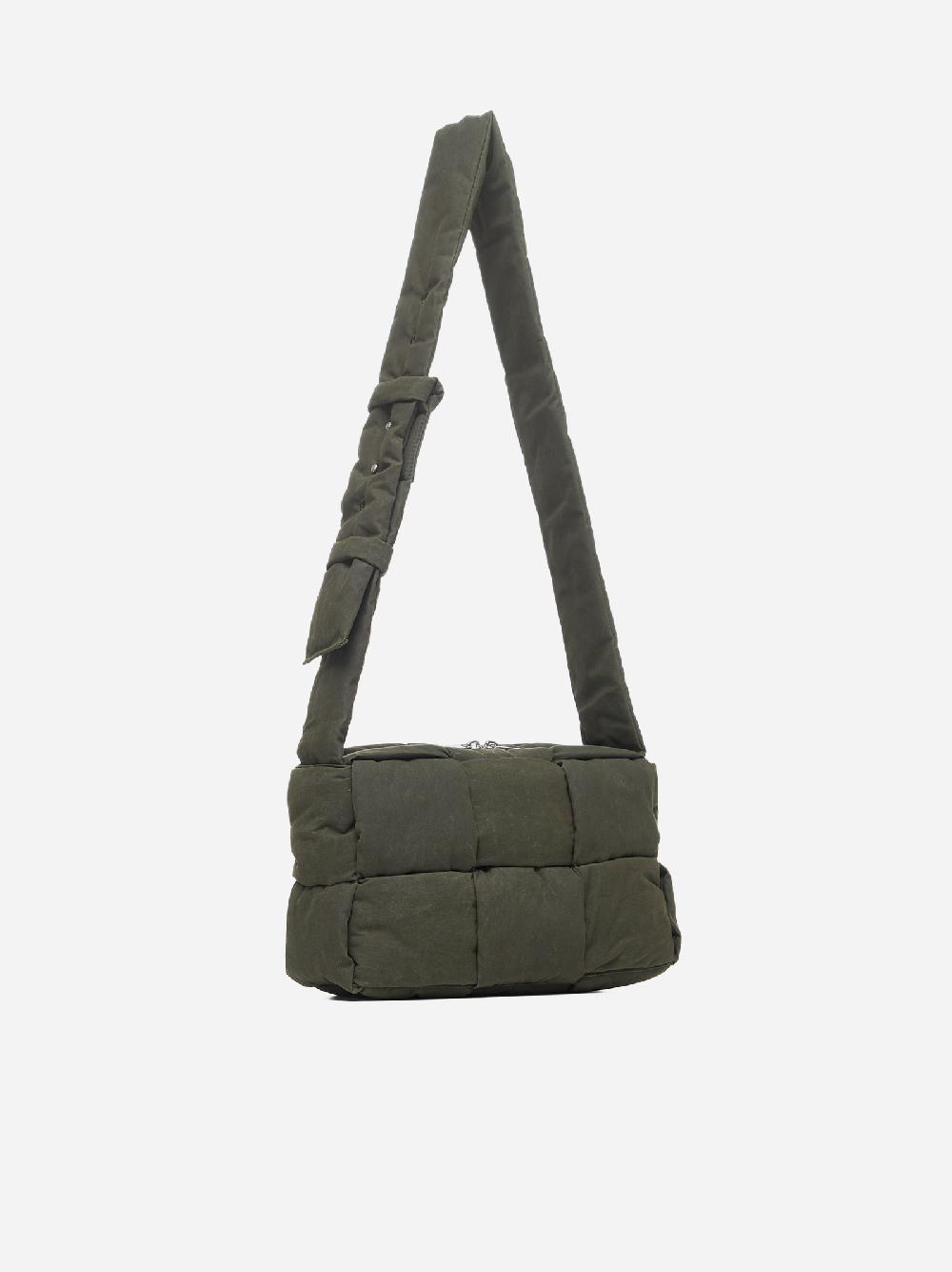 BOTTEGA VENETA Borsa Cassette Padded Tech media in cotone Soddisfazione Garantita