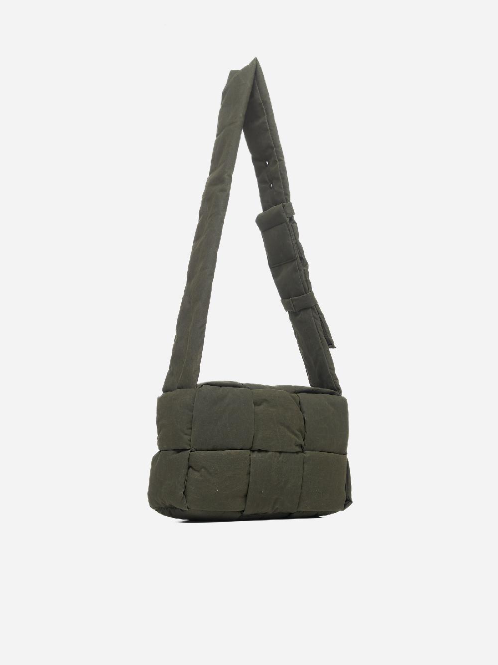BOTTEGA VENETA Borsa Cassette Padded Tech media in cotone Soddisfazione Garantita