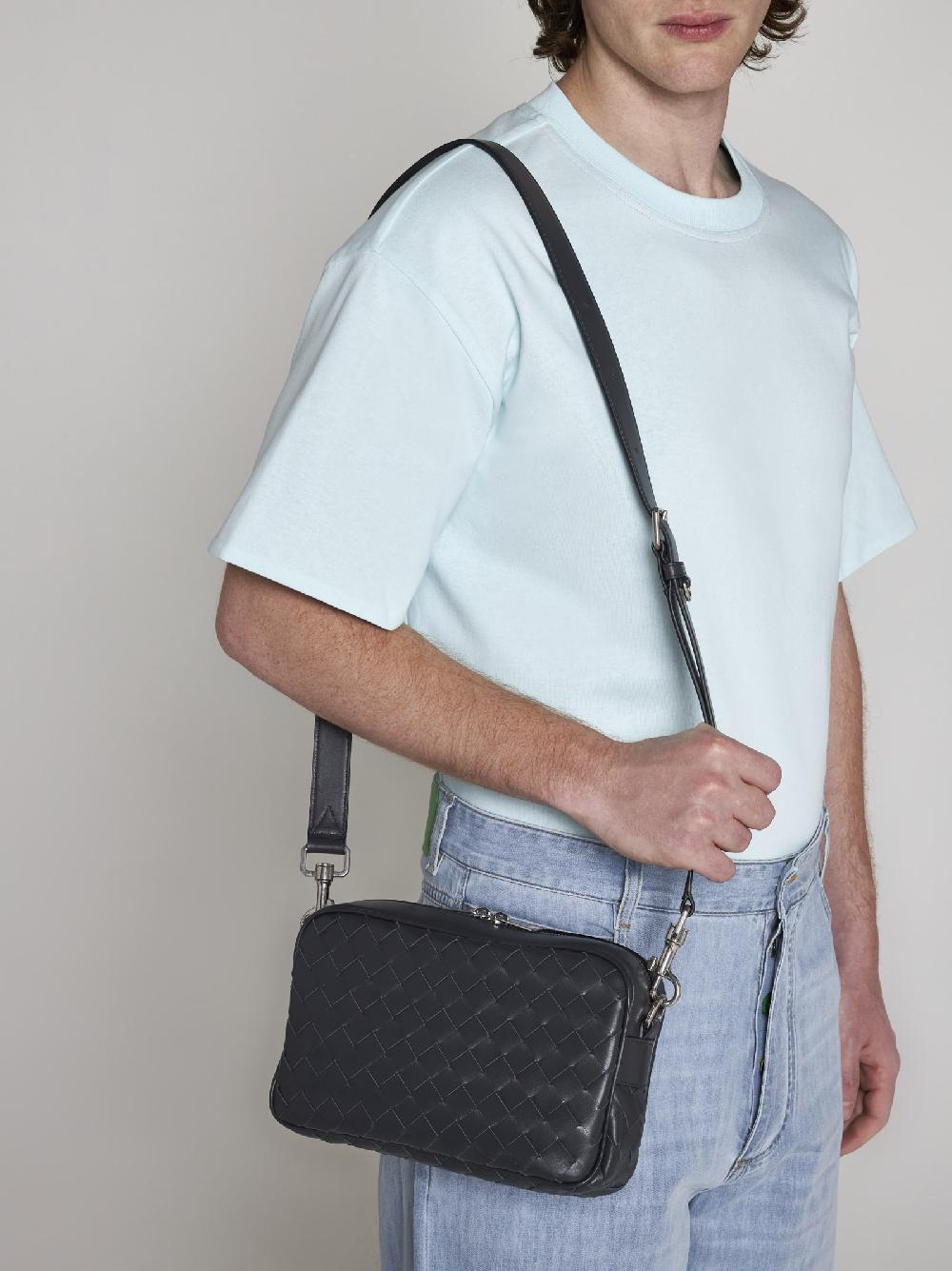 BOTTEGA VENETA Borsa a tracolla piccola in pelle Intreccio Negozi Online
