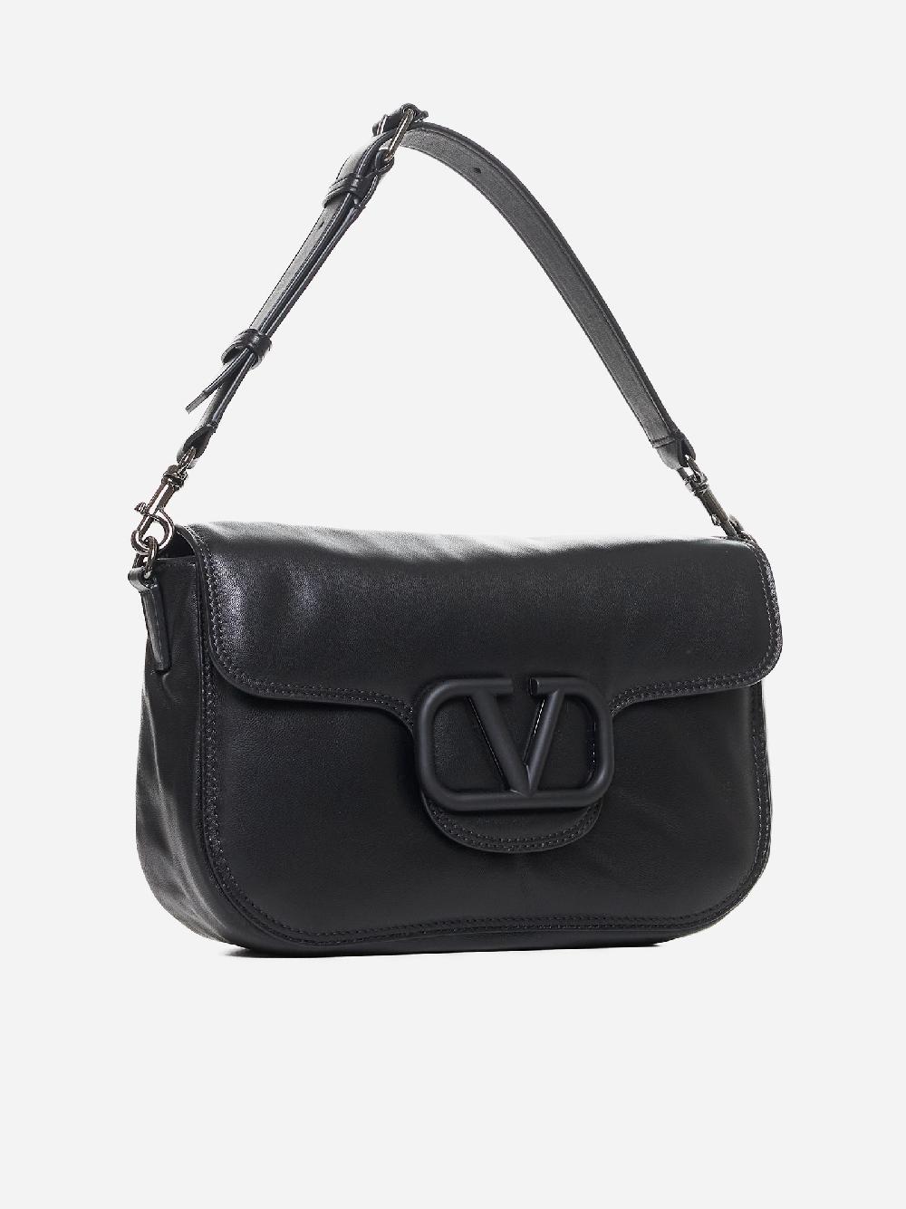 VALENTINO GARAVANI Borsa a tracolla Noir in nappa Sottocosto