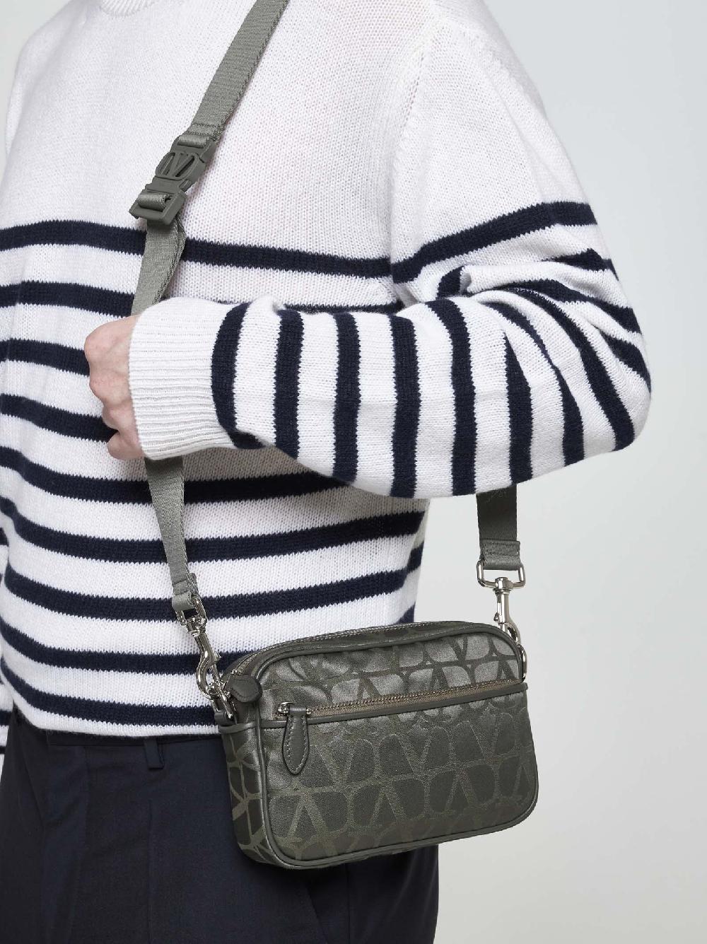 VALENTINO GARAVANI Borsa crossbody in tessuto Toile Iconographe Convenienza