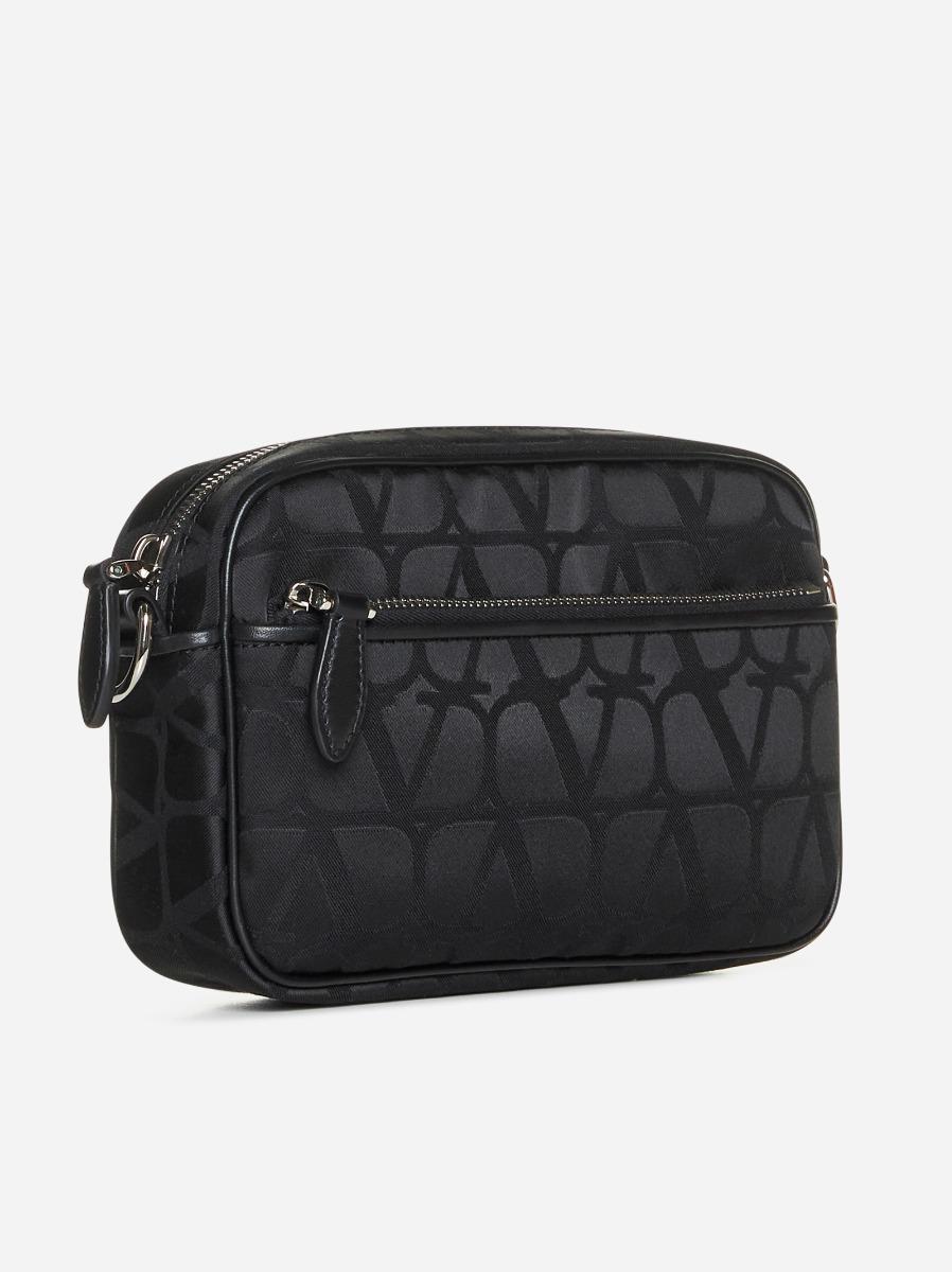 VALENTINO GARAVANI Borsa crossbody in tessuto Toile Iconographe Novità