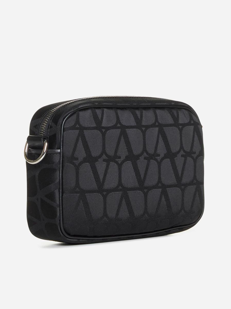 VALENTINO GARAVANI Borsa crossbody in tessuto Toile Iconographe Novità