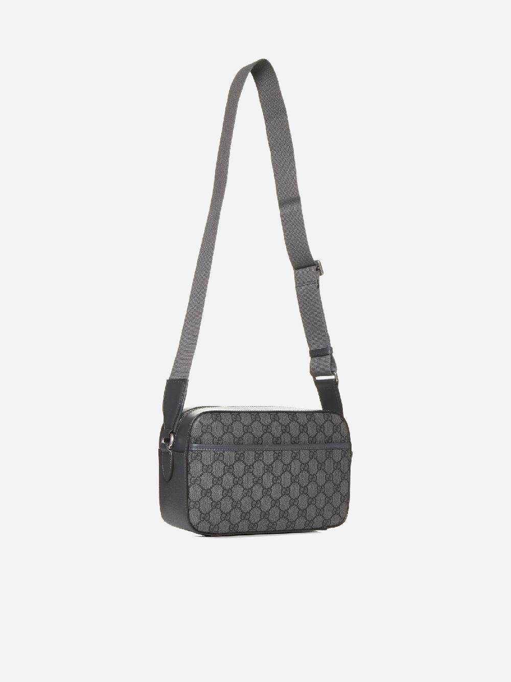 GUCCI Borsa Ophidia media in tela GG Presa
