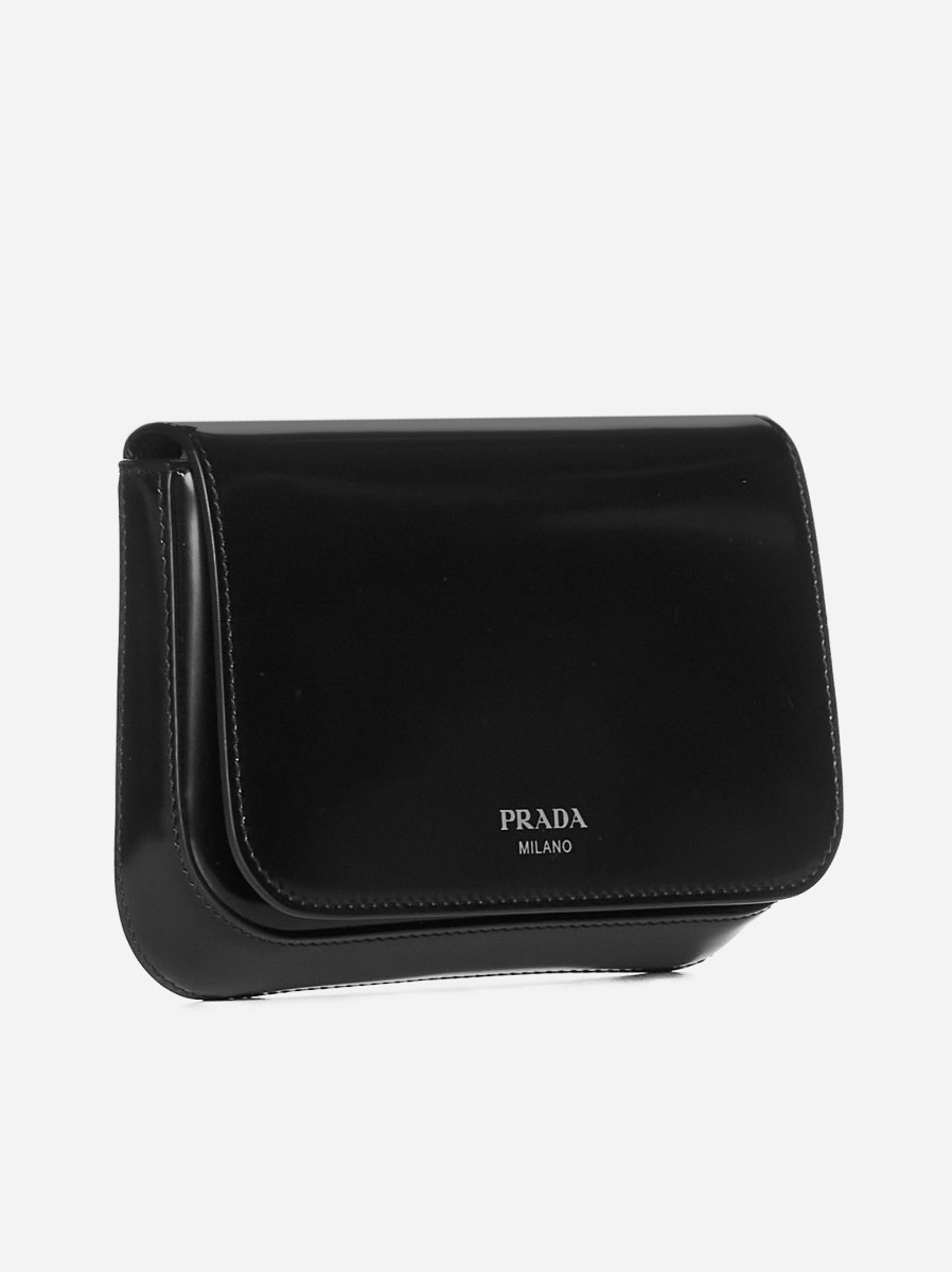 PRADA Borsa a tracolla in pelle Sconto