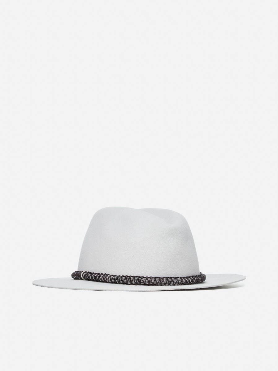 BRUNELLO CUCINELLI Cappello fedora in feltro Promozione