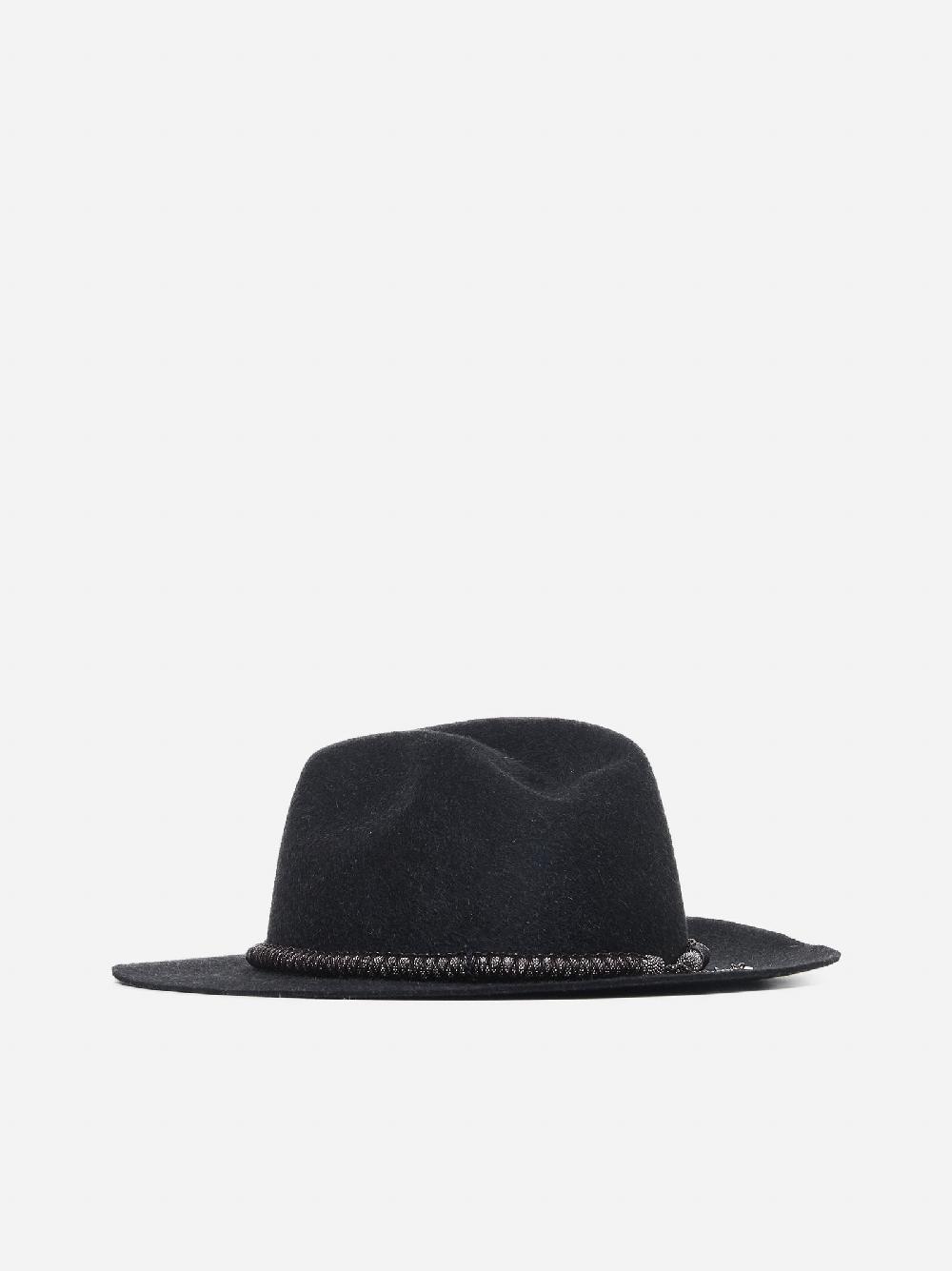 BRUNELLO CUCINELLI Cappello fedora in feltro Soddisfazione Garantita