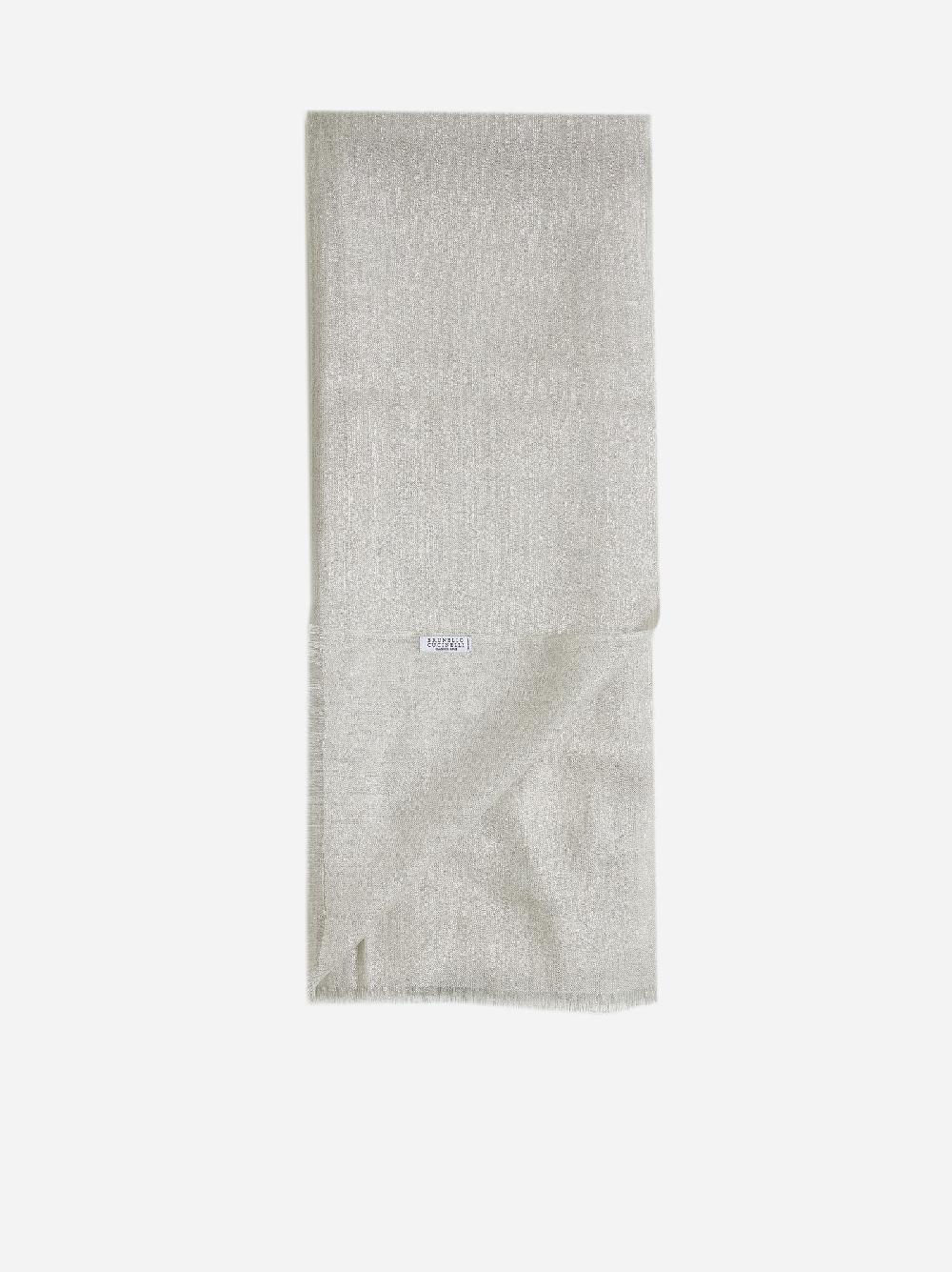 BRUNELLO CUCINELLI Sciarpa misto cashmere e seta lame’ Negozi Online