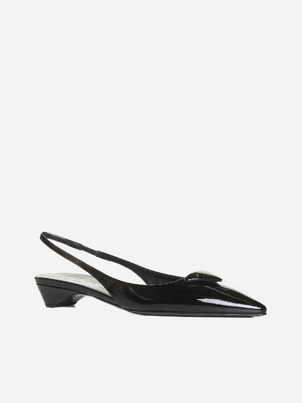 PRADA Slingback in vernice Vendita