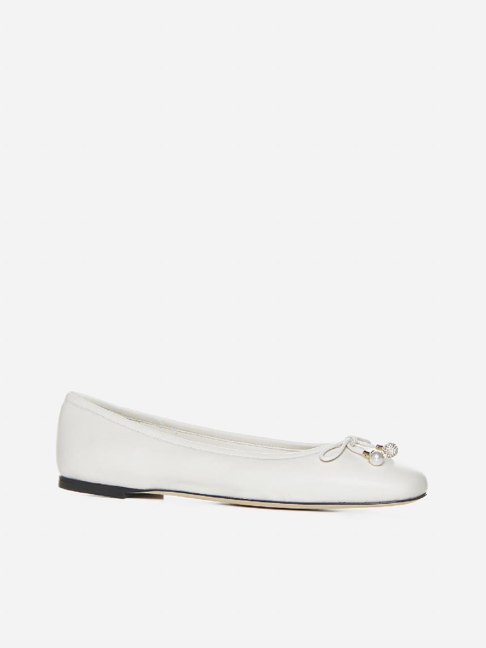 JIMMY CHOO Ballerine Elme in pelle Promozione