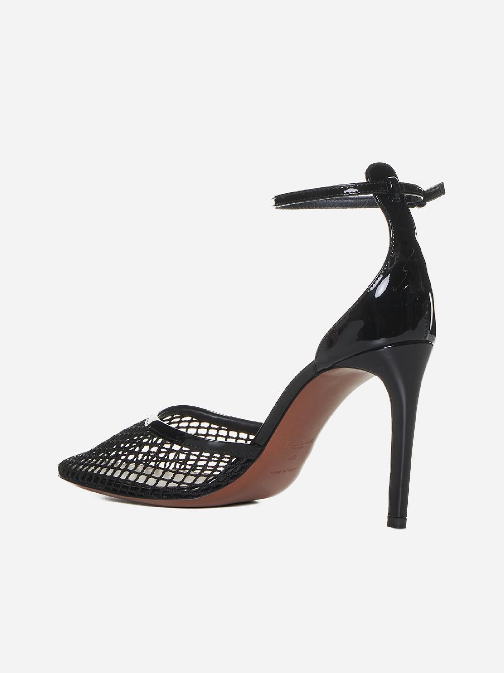 ALAÏA Decollete’ in mesh e vernice Acquista Ora