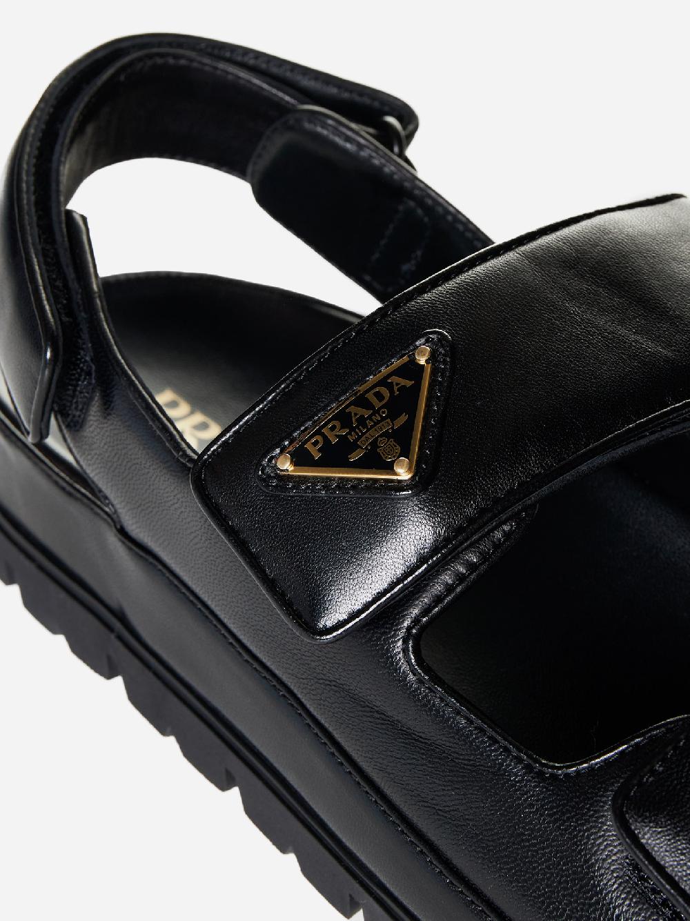 PRADA Sandali in pelle Fino Al -60%