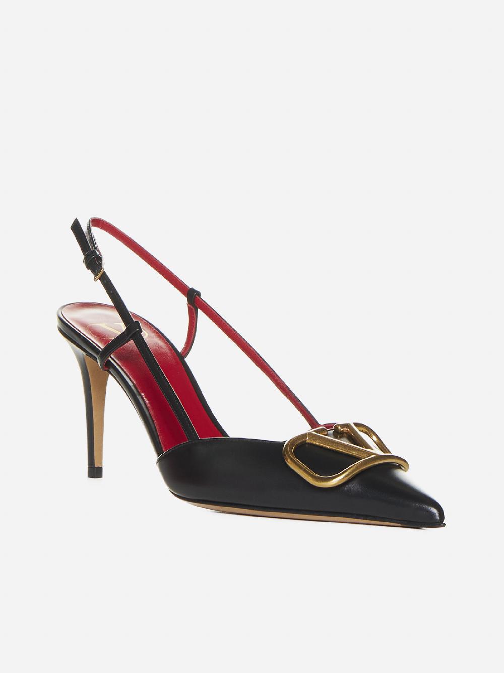 VALENTINO GARAVANI Slingback VLogo Signature in pelle Prezzo Ridotto