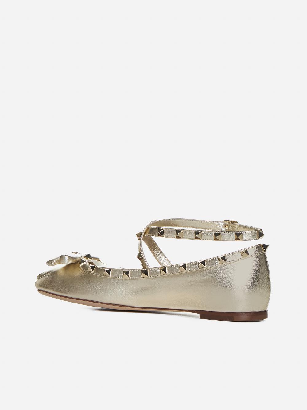 VALENTINO GARAVANI Ballerine Rockstud in pelle Sottocosto