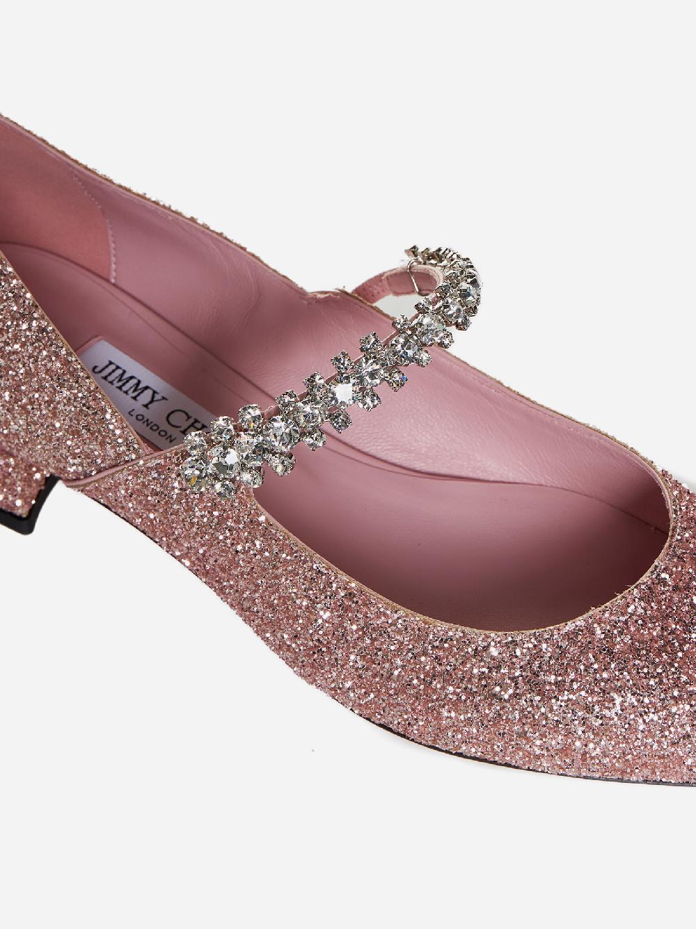 JIMMY CHOO Pumps Bing glitter con cristalli Novità