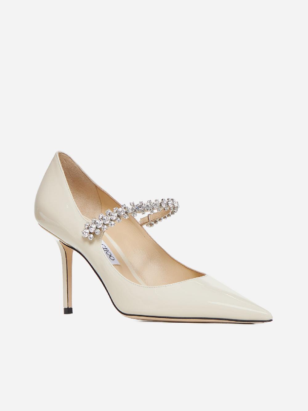 JIMMY CHOO Decollete’ Bing in vernice con cristalli Vendita Economica