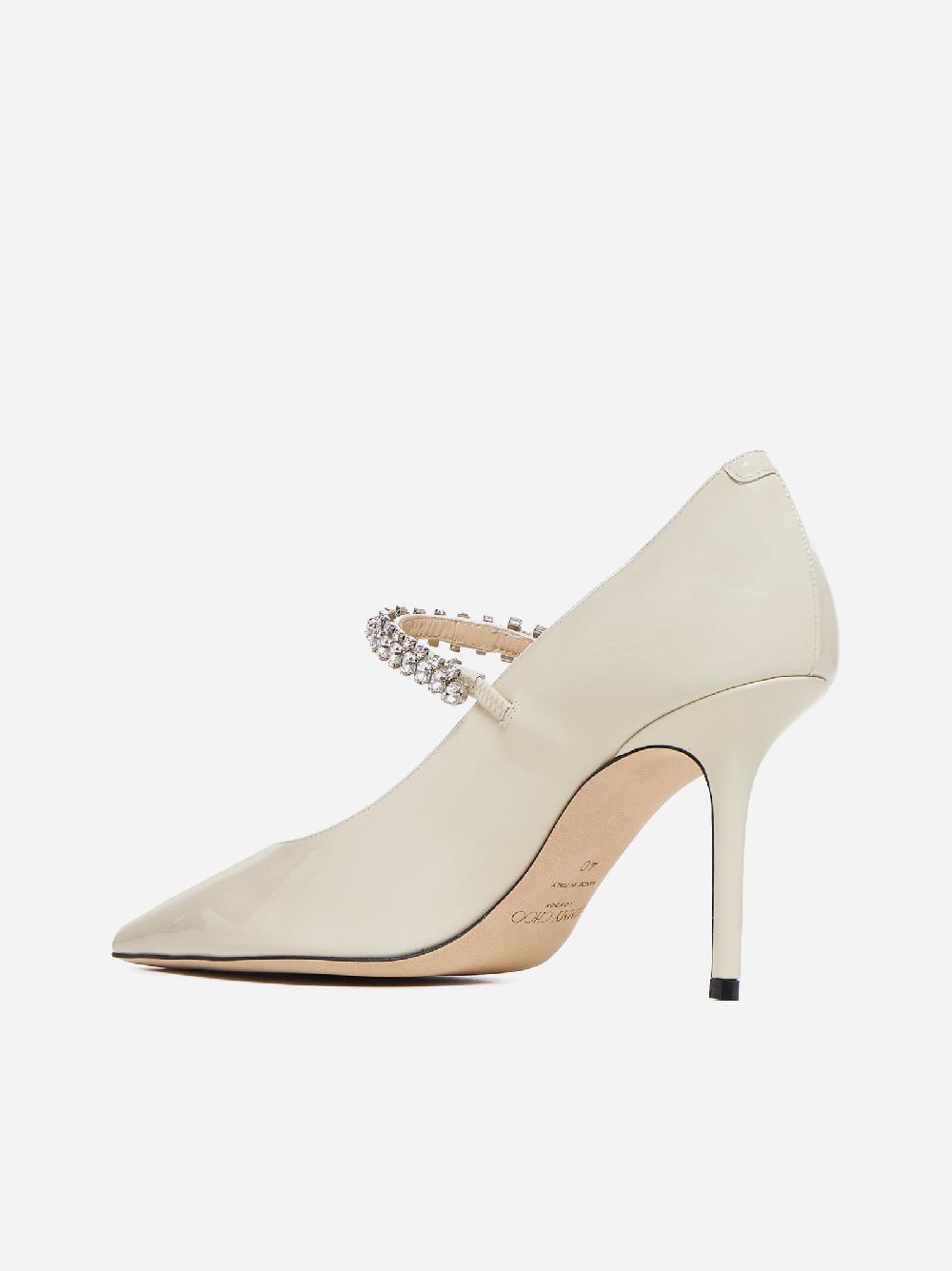 JIMMY CHOO Decollete’ Bing in vernice con cristalli Vendita Economica