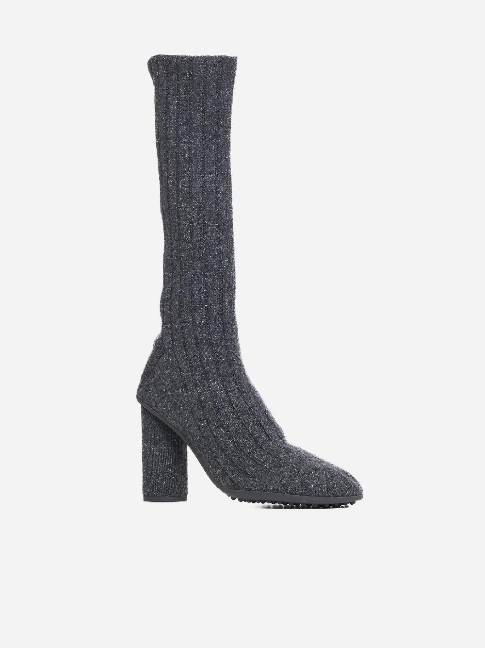 BOTTEGA VENETA Stivali Atomic in maglia Saldi Di Fabbrica