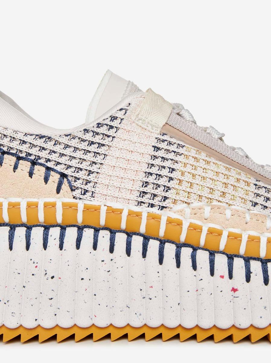 CHLOÉ Snaekers Nama in maglia mesh Fino Al -60%