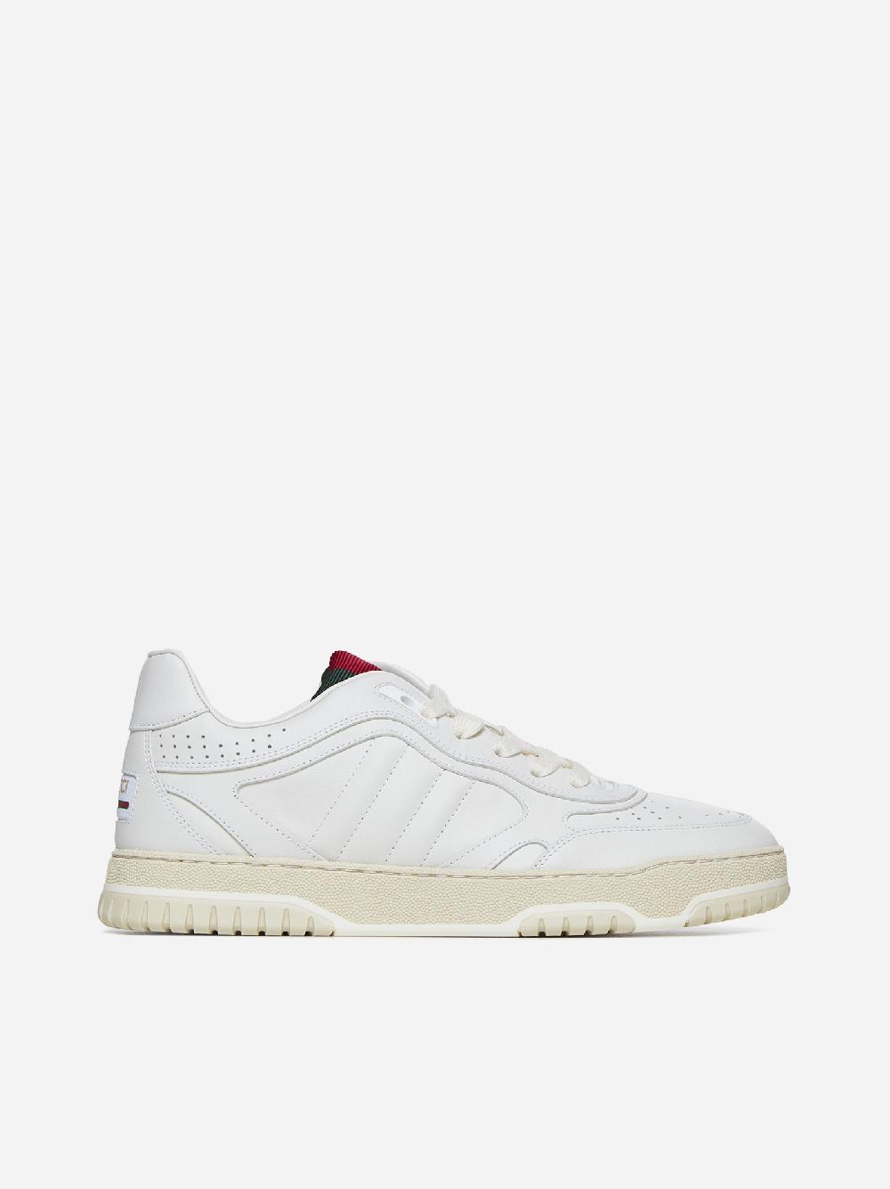 GUCCI Sneakers Re-Web in pelle