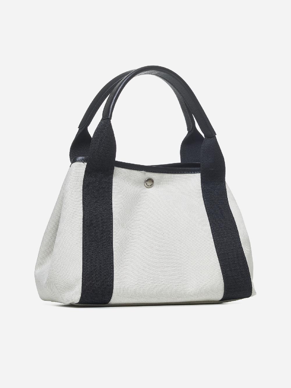 BALENCIAGA Borsa tote Biarritz piccola in tela Prezzo Ridotto