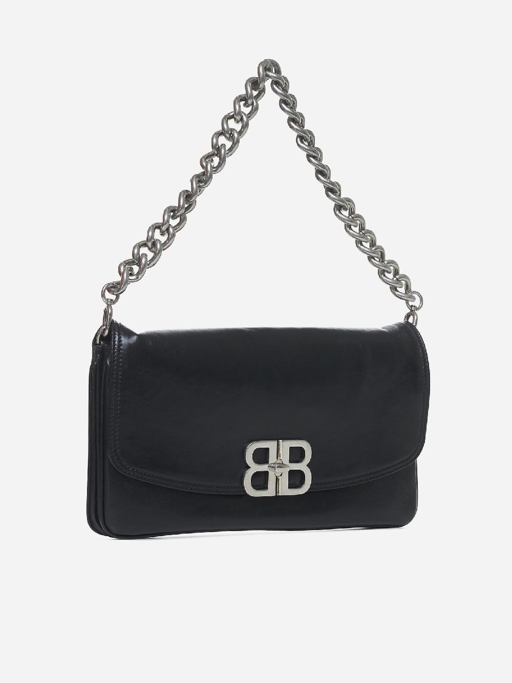 BALENCIAGA Borsa Flap BB media in pelle Offerta