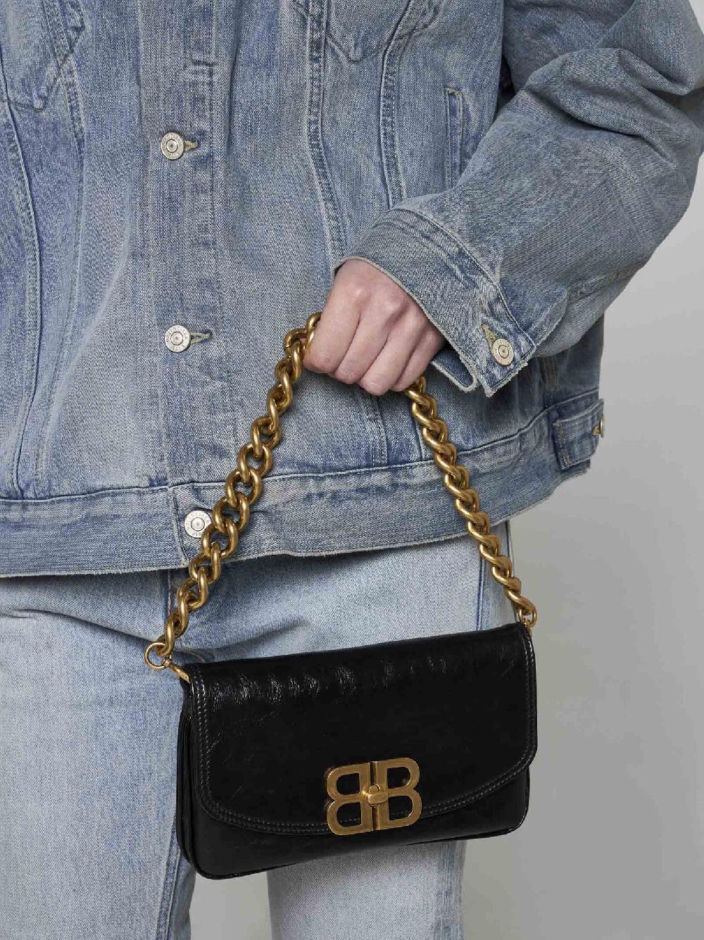 BALENCIAGA Borsa Flap BB Soft piccola in pelle Grande vendita