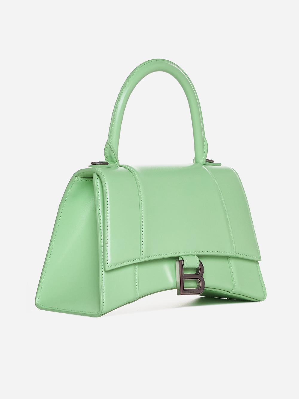 BALENCIAGA Borsa Hourglass Small in pelle Online